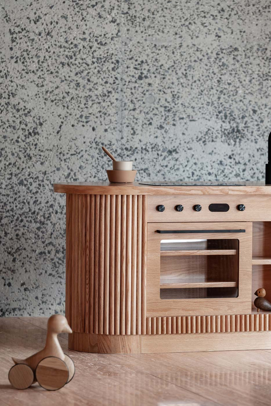 Fluted Oval Spielküche - Natural