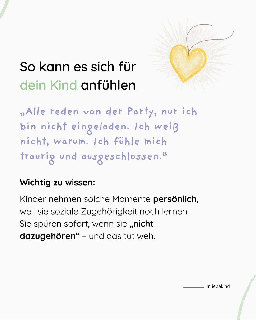 Wenn dein Kind nicht zum Geburtstag eingeladen wird