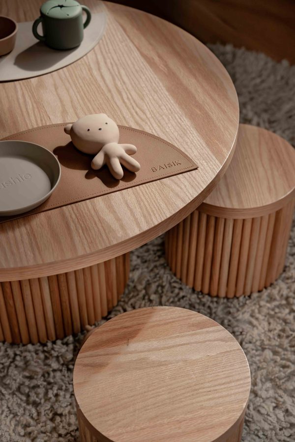 Fluted Round Kindertisch