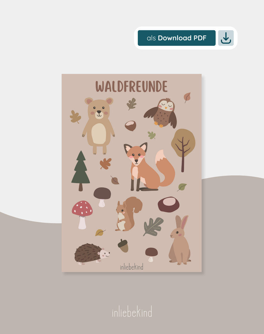 Poster 'Waldfreunde'