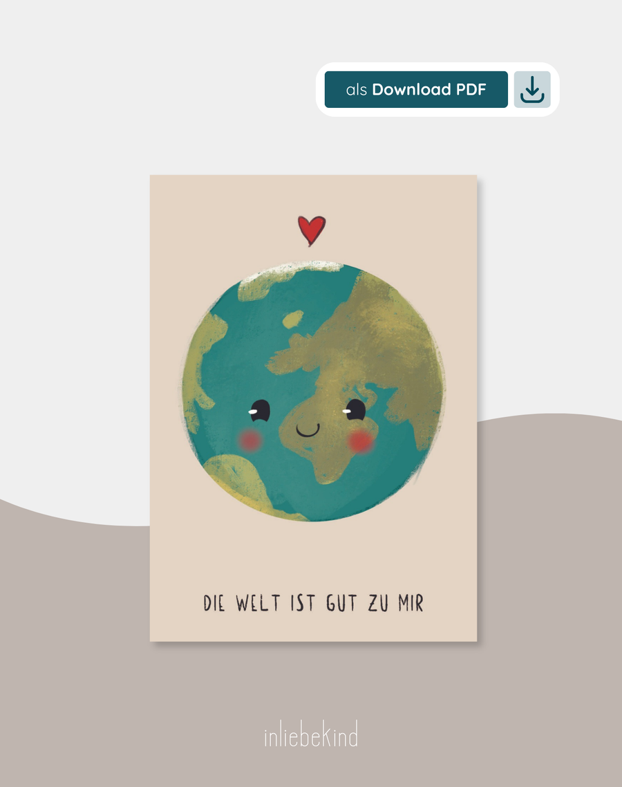 Poster 'Die Welt ist zu gut zu mir'