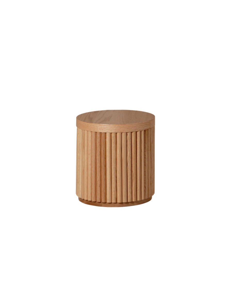 Fluted Round Kinderhocker